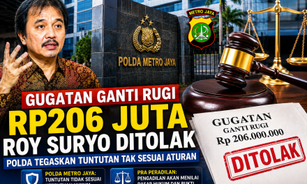 Gugatan Ganti Rugi Rp206 Juta Roy Suryo Ditolak, Ini Kata Polda