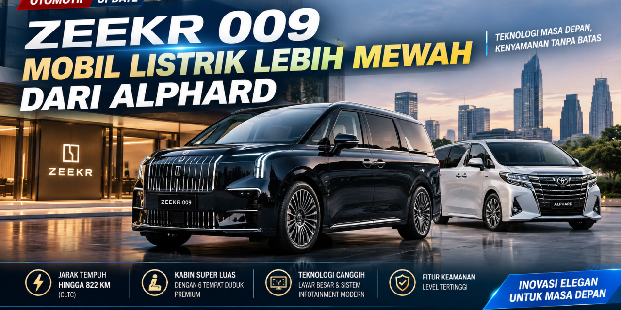 Zeekr 009 Mobil Listrik Lebih Mewah Dari Alphard