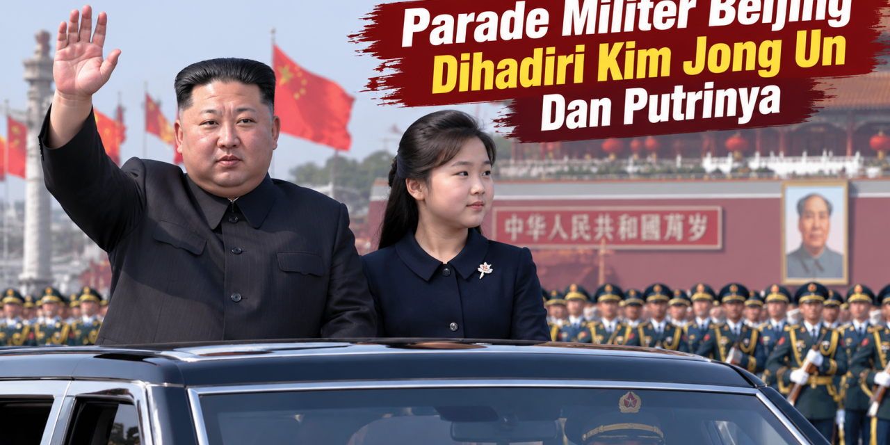 Parade Militer Beijing Dihadiri Kim Jong Un Dan Putrinya
