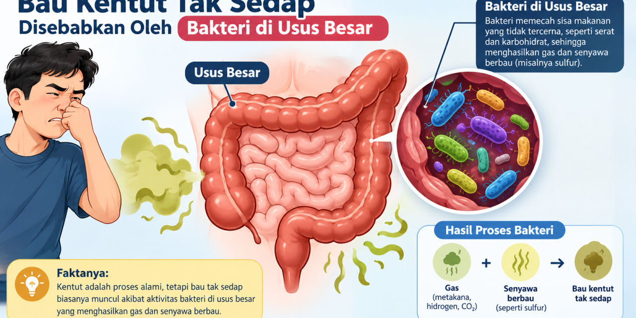 Bau Kentut Tak Sedap Di Sebabkan Oleh Bakteri Di Usus Besar