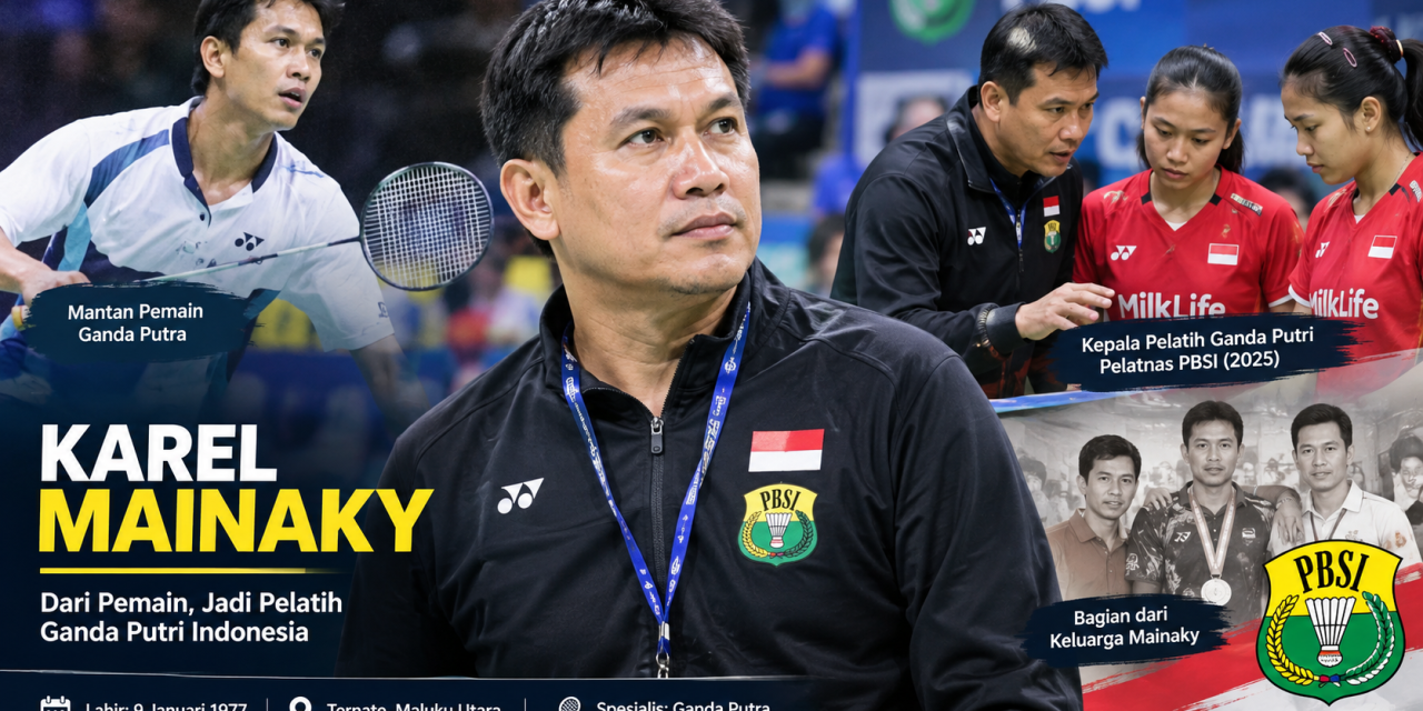 Kembali Ke Tanah Air, Karel Mainaky Resmi Tangani Ganda Putri
